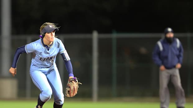 Montgomery Lake Creek Allen Texas softball Allen Tournament 022323 Brian McLean 11